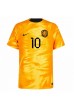 Nederland Memphis Depay #10 Fotballdrakt Hjemme Klær VM 2022 Korte ermer